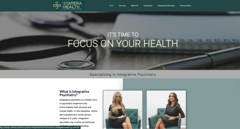 Statera Health website